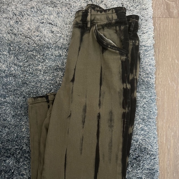 ARITZIA XS Kelsey Pant- Green Tie Dye - Picture 8 of 8